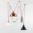 Roll & Hill - Shape Up 5-Piece Chandelier V2